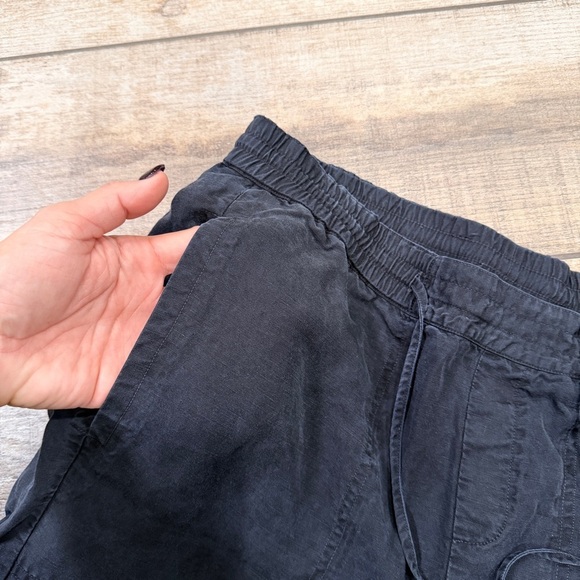 Eileen Fisher | Black Linen Pants - Picture 3 of 8